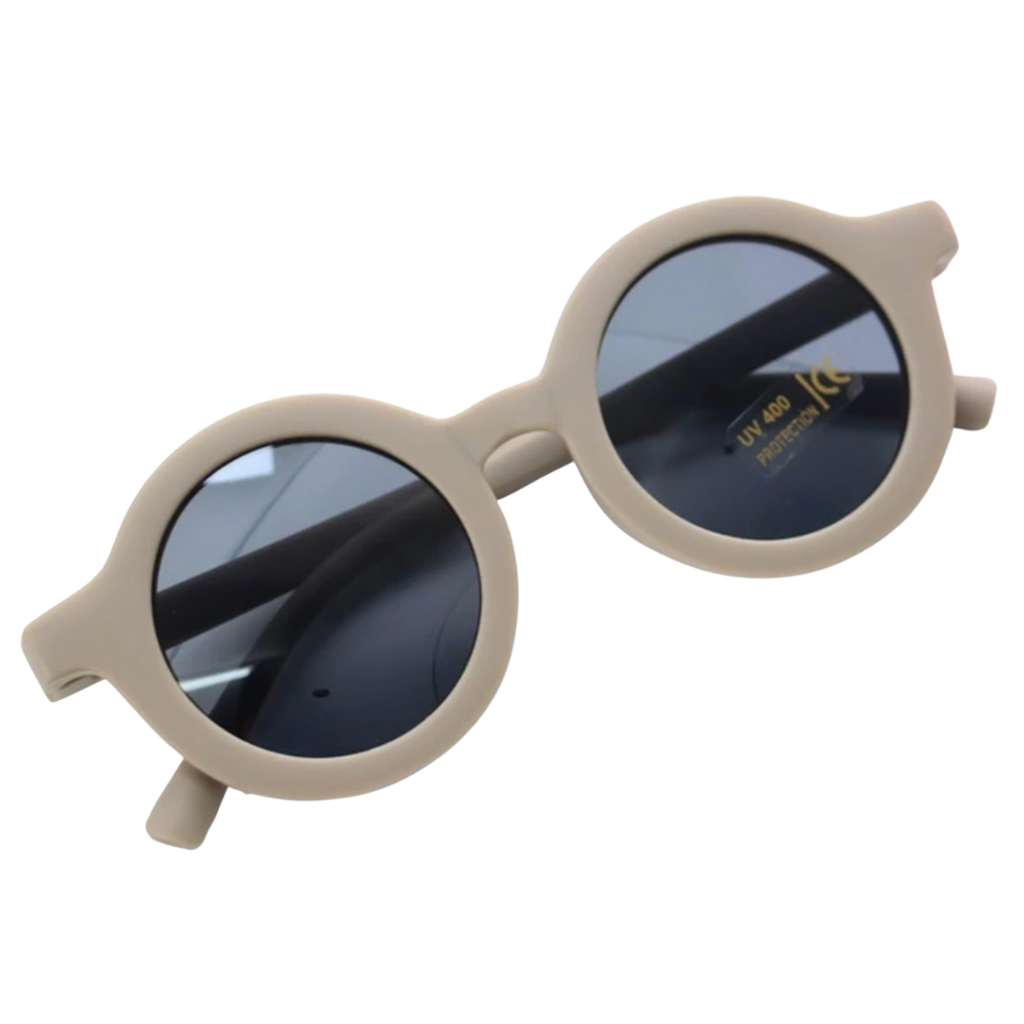 Lunettes de soleil rondes vintage pour enfant de 1 à 5 ans