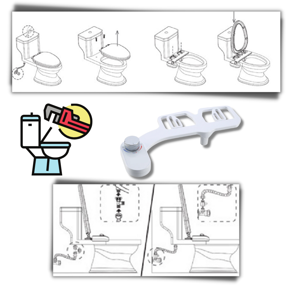 Bidet pour sièges de toilettes