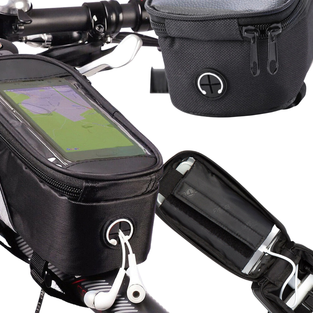 Sacoche imperméable pour téléphone à fixer sur un vélo