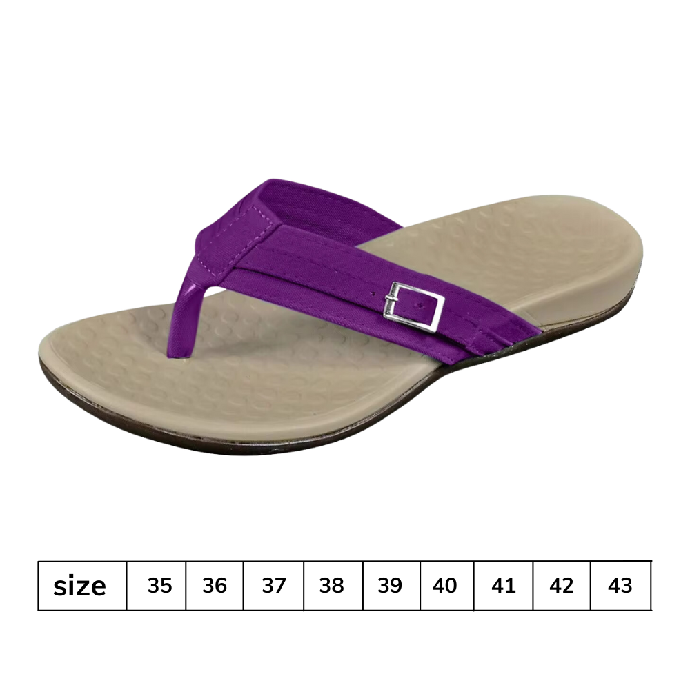 Tongs orthopédiques à brides réglables