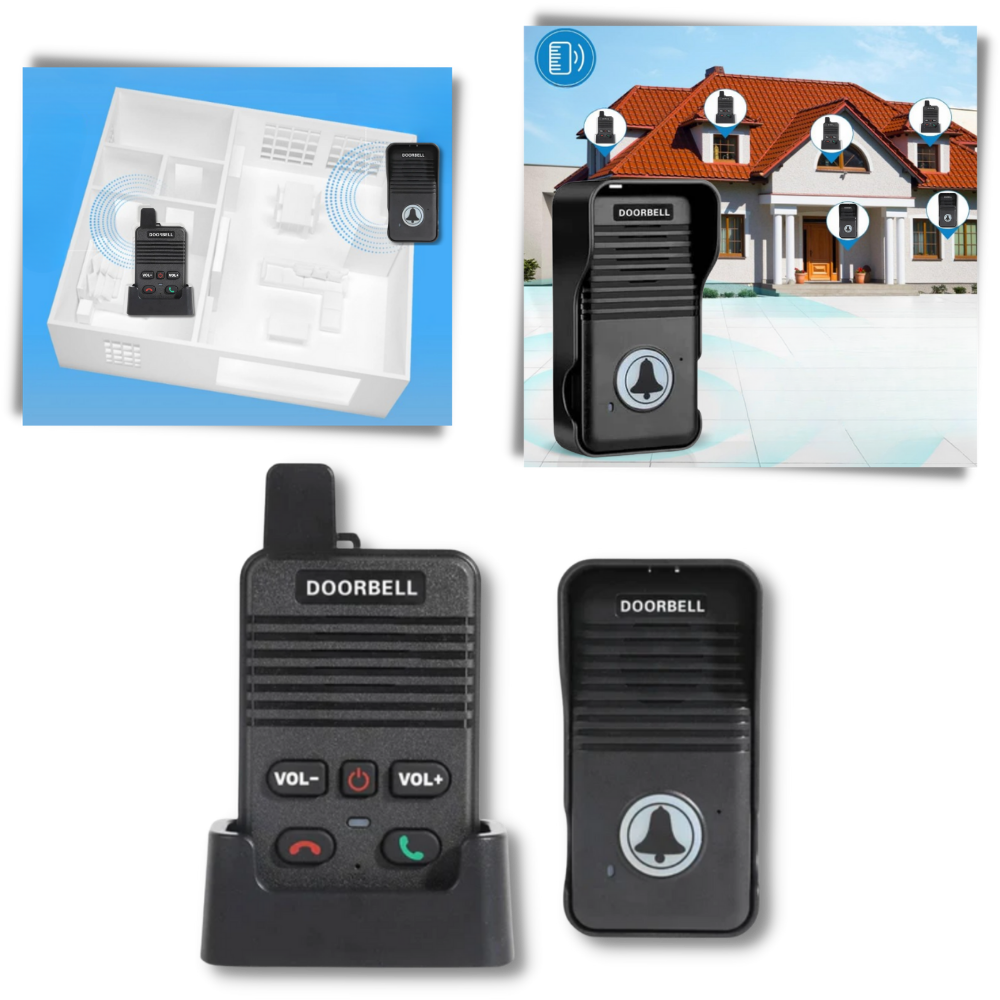 Sonnerie et interphone à communication avancée