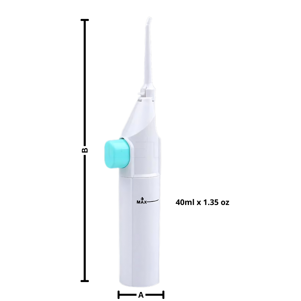 Jet d'eau à air pour les dents