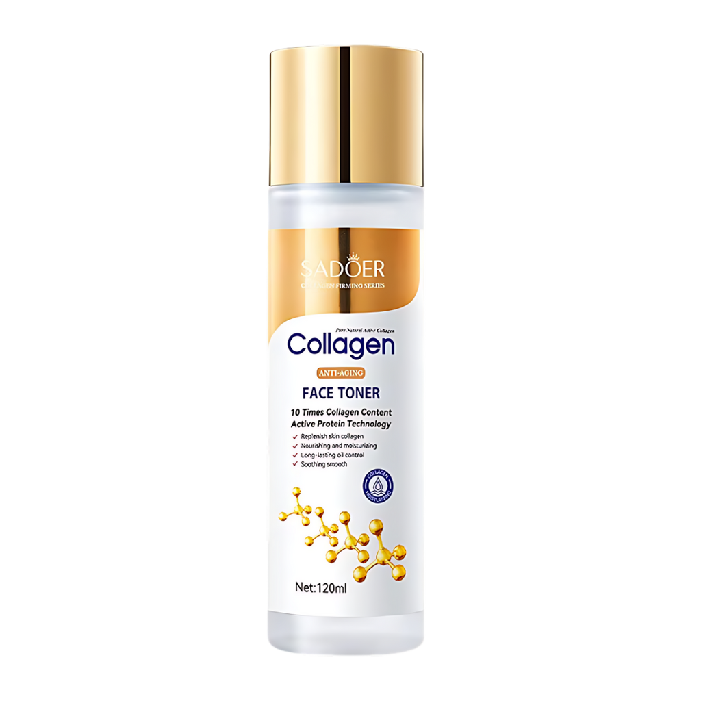 Lotion tonique au collagène éclaircissante anti-âge