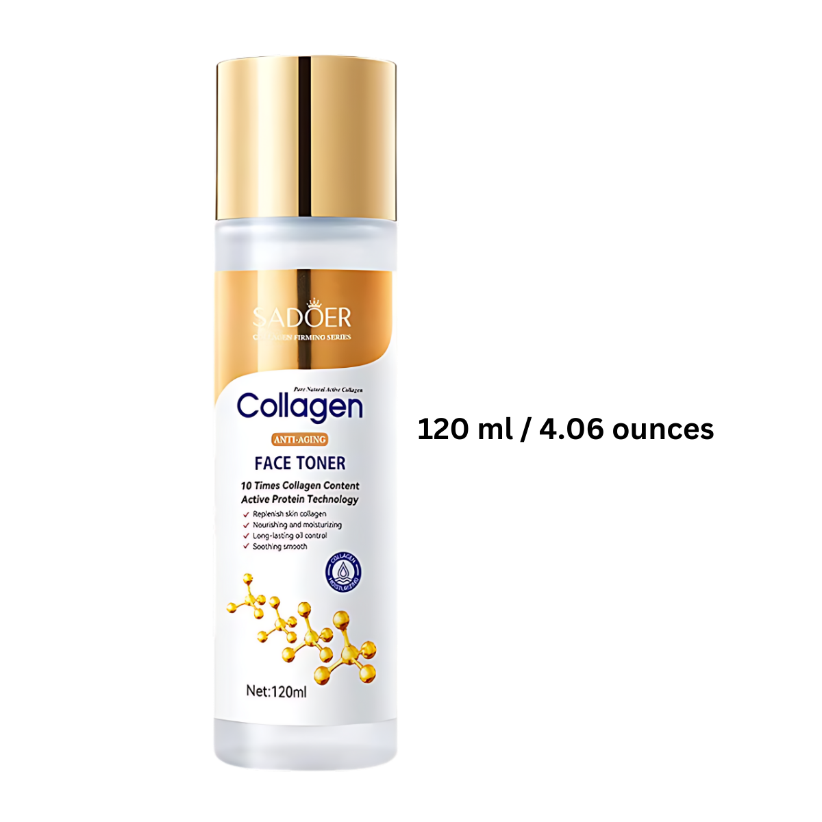 Lotion tonique au collagène éclaircissante anti-âge