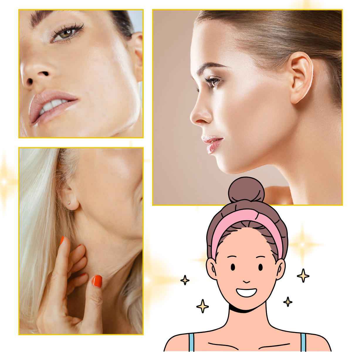 Lotion tonique au collagène éclaircissante anti-âge