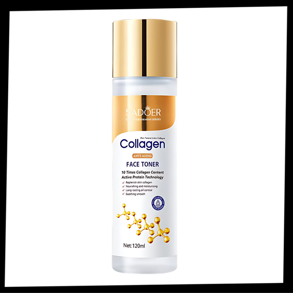 Lotion tonique au collagène éclaircissante anti-âge