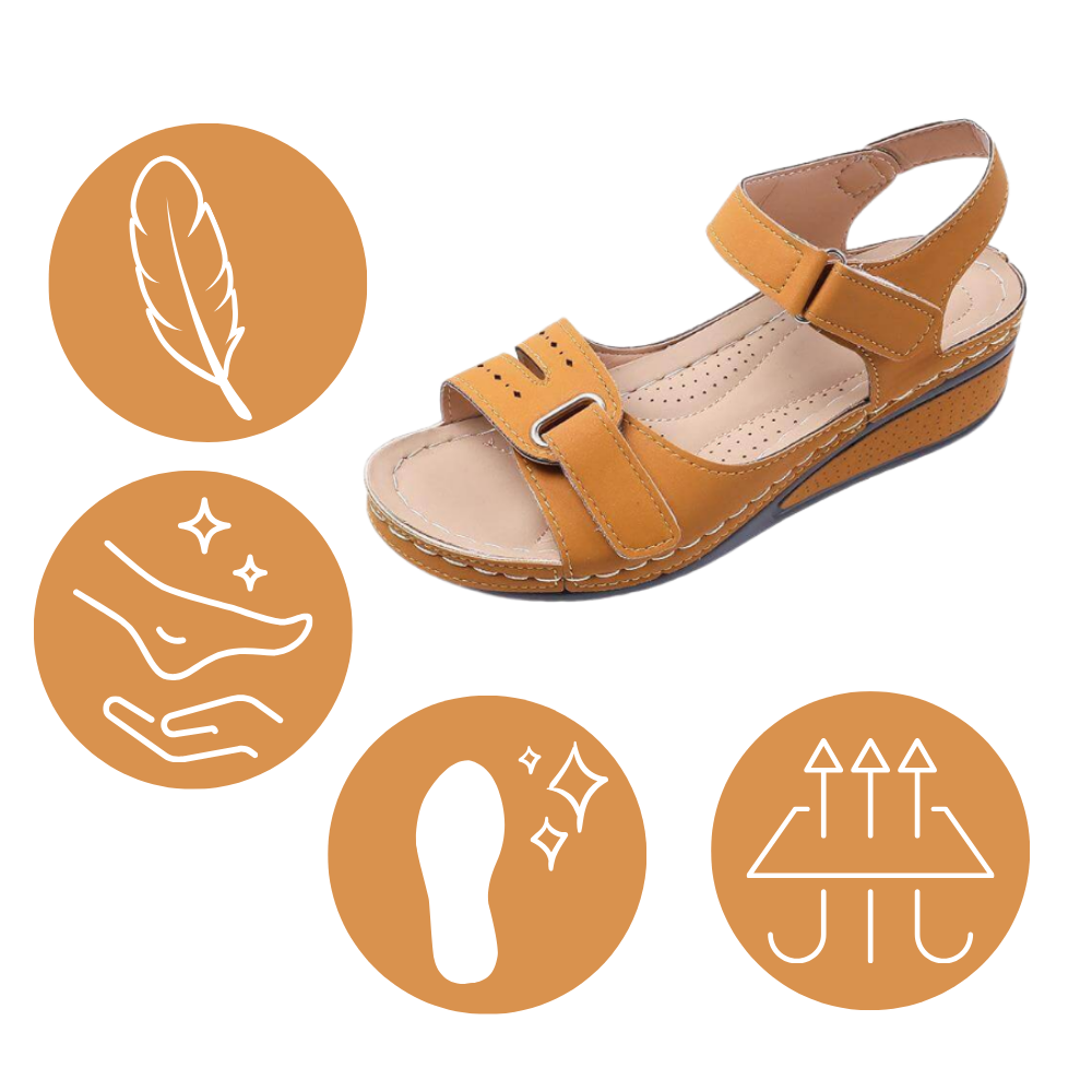 Sandales orthopédiques de soutien de la voûte plantaire pour femmes