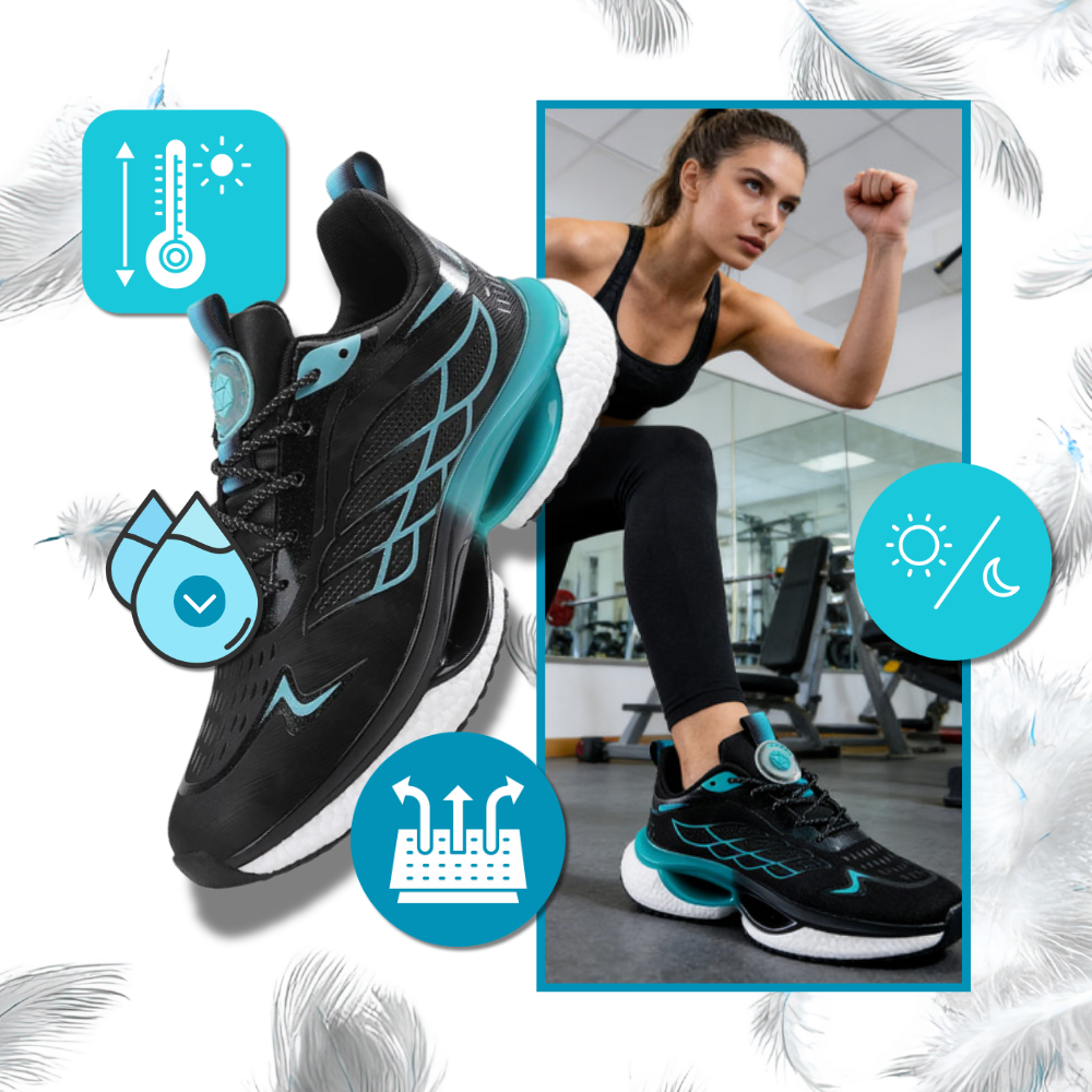Chaussures de course rembourrées et respirantes