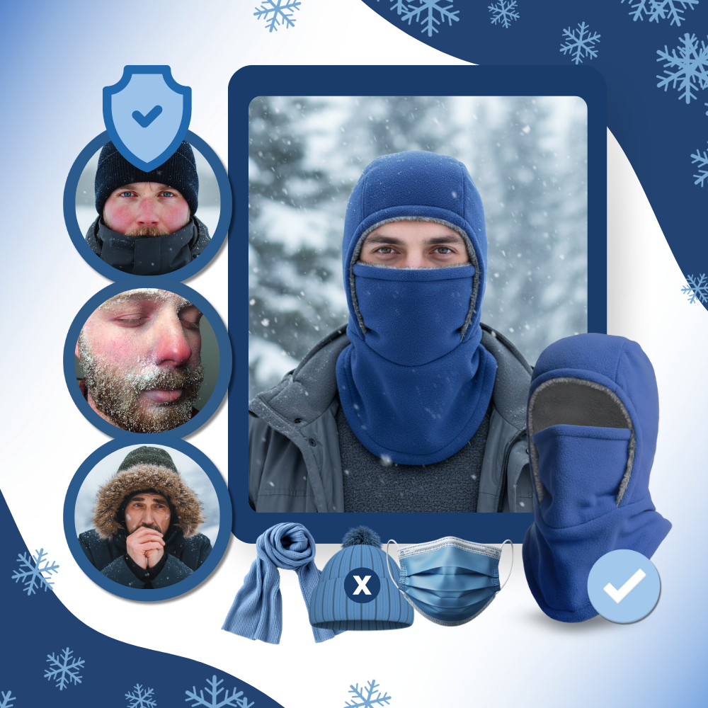 Cagoule intégrale de ski coupe-vent