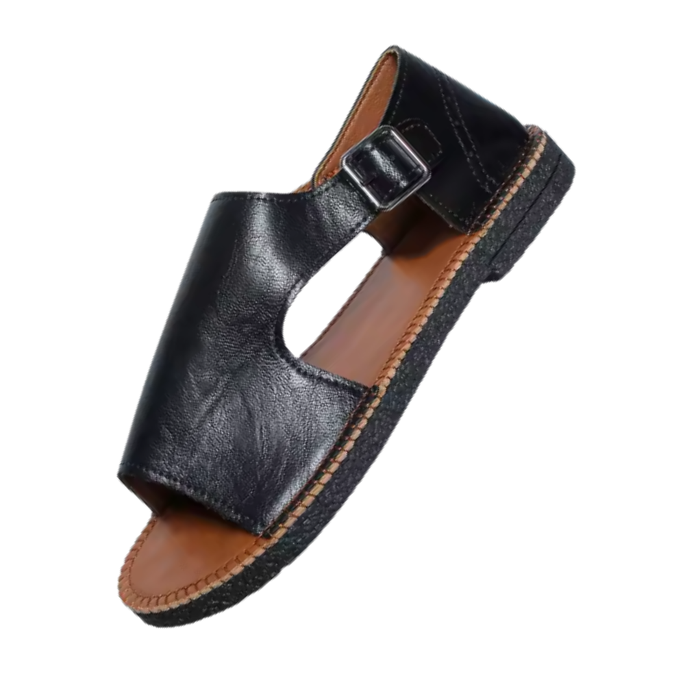 Sandales orthopédiques vintage chic