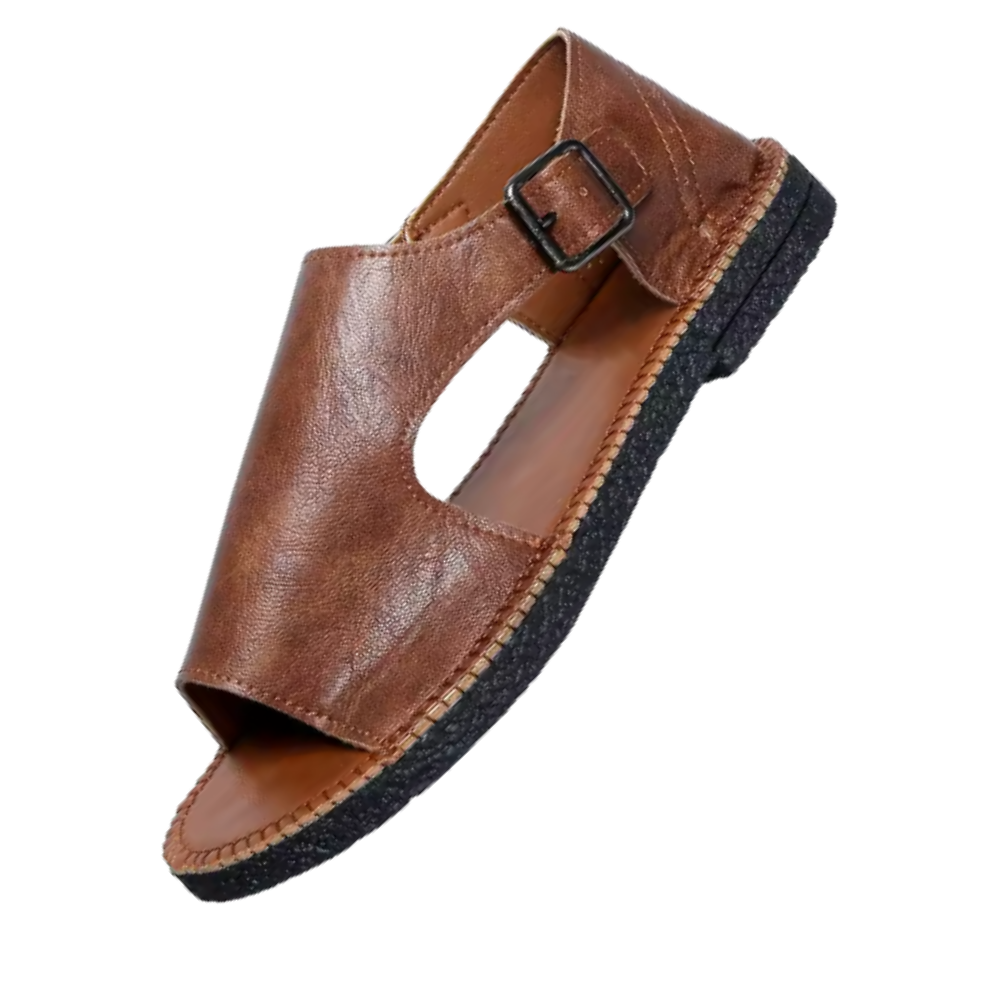 Sandales orthopédiques vintage chic