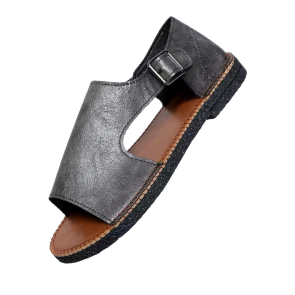 Sandales orthopédiques vintage chic