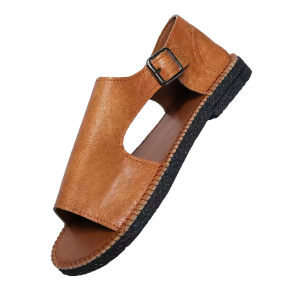 Sandales orthopédiques vintage chic