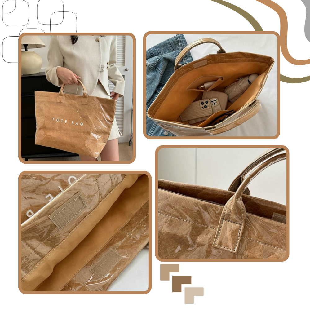 Grand sac fourre-tout imperméable classique