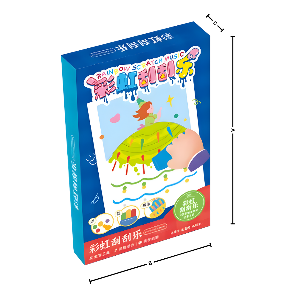 Kit peinture à pois et raclette pour enfants