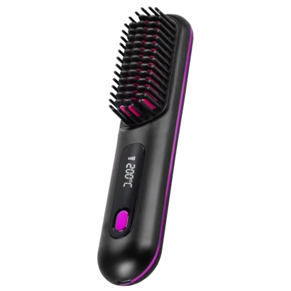 Brosse chauffante lissante sans fil