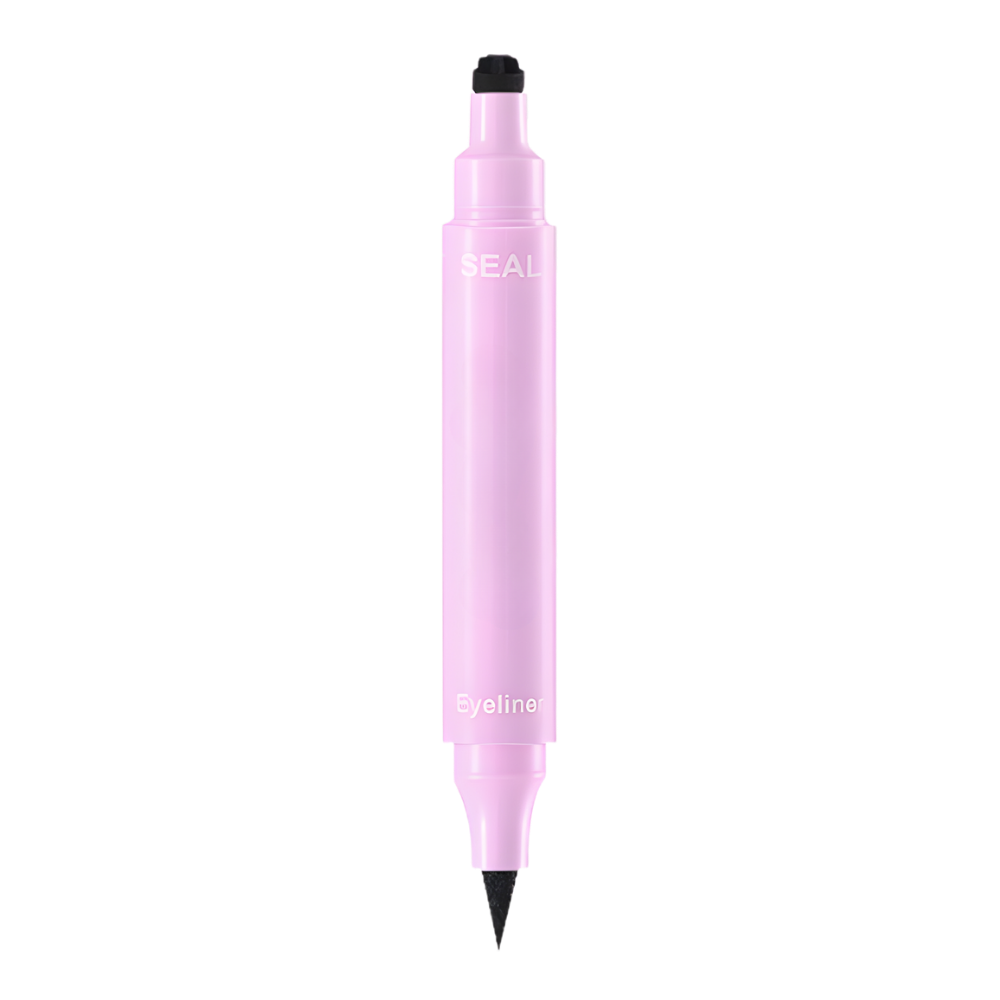 Eyeliner double têtes avec tampons de motifs
