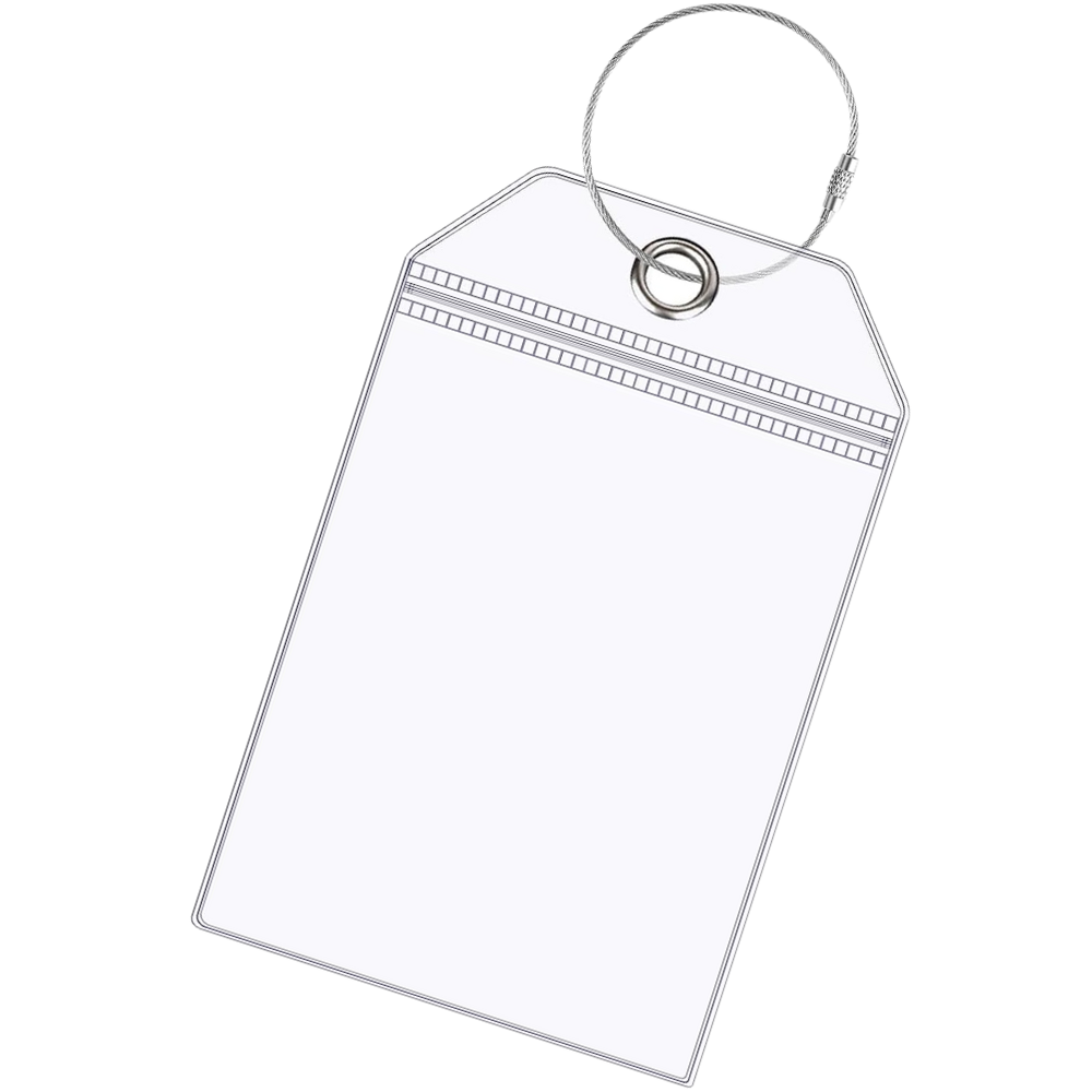 Porte-étiquettes à bagages imperméable et personnalisé
