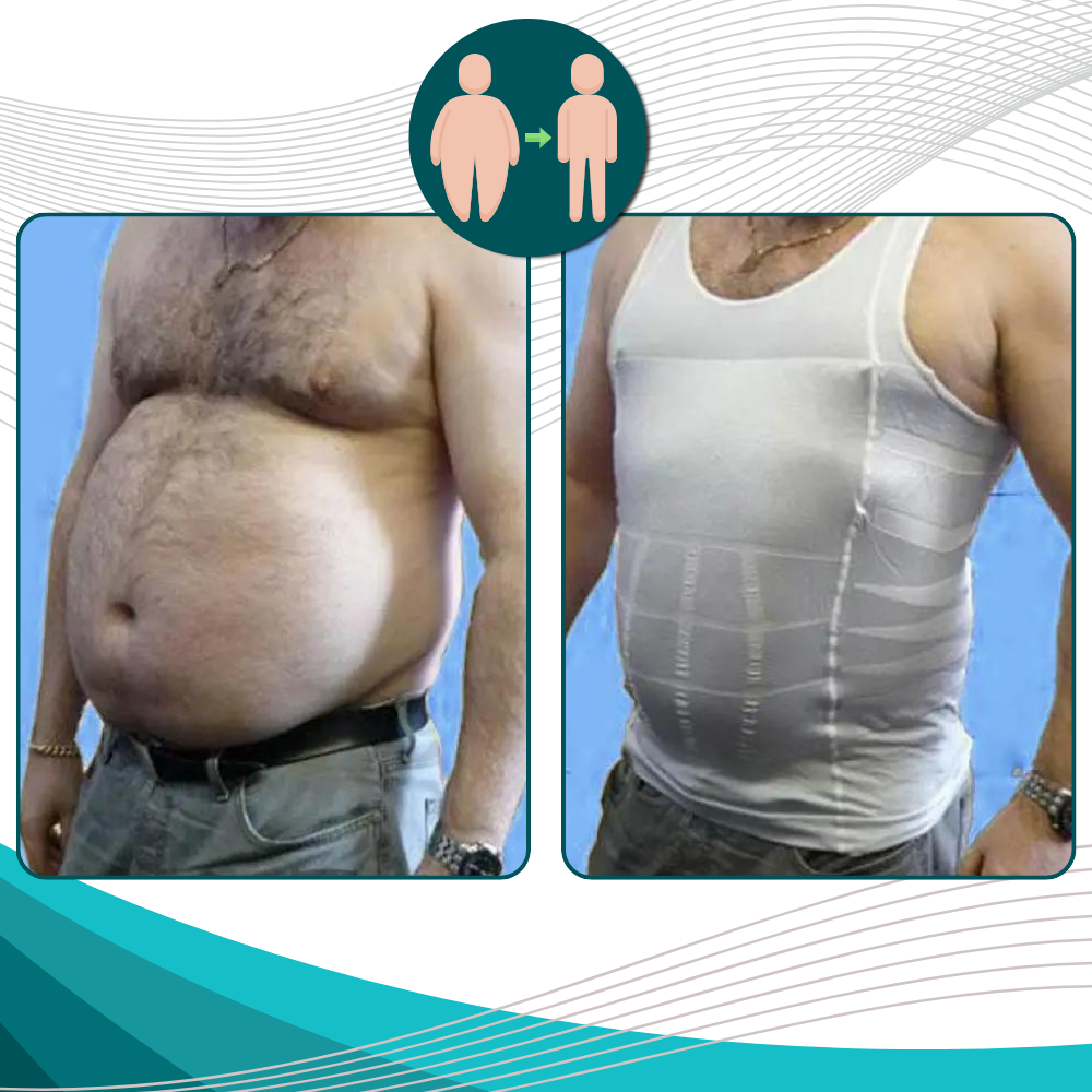 Maillot de corps amincissant discret pour hommes