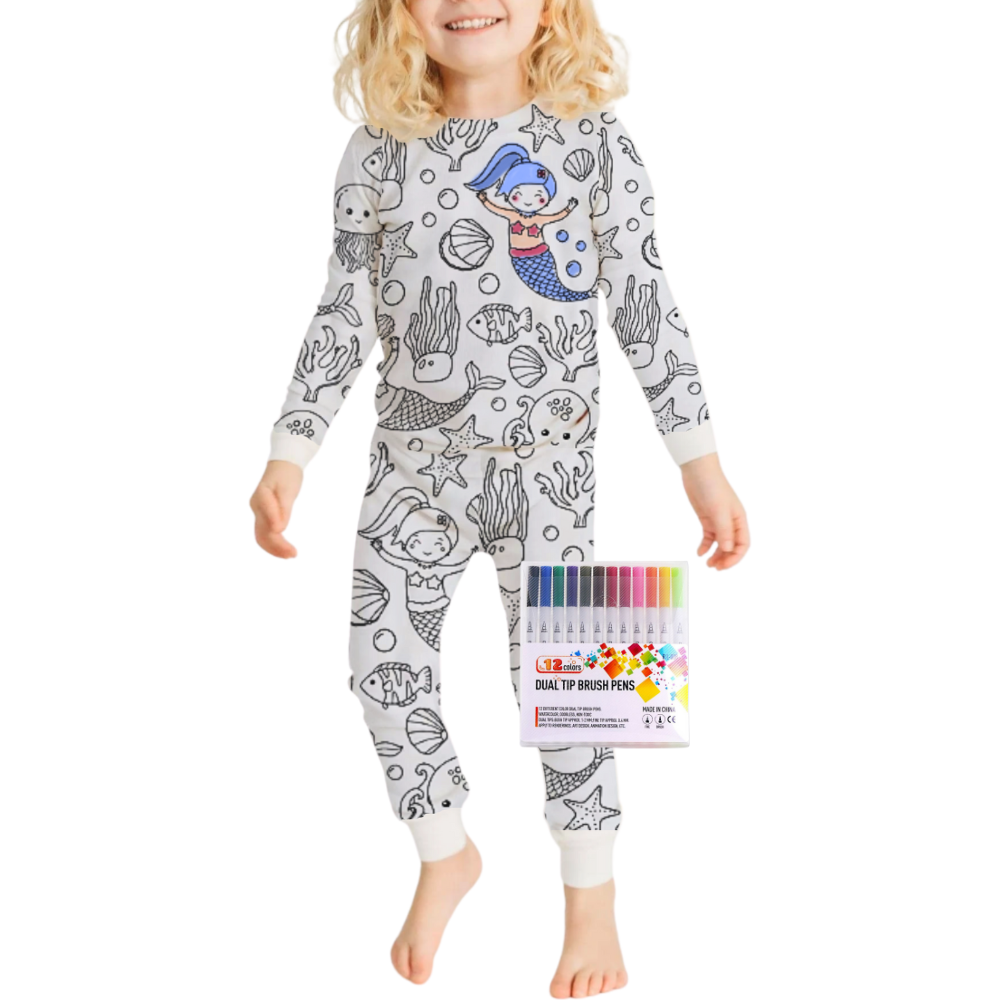 Pyjama à colorier