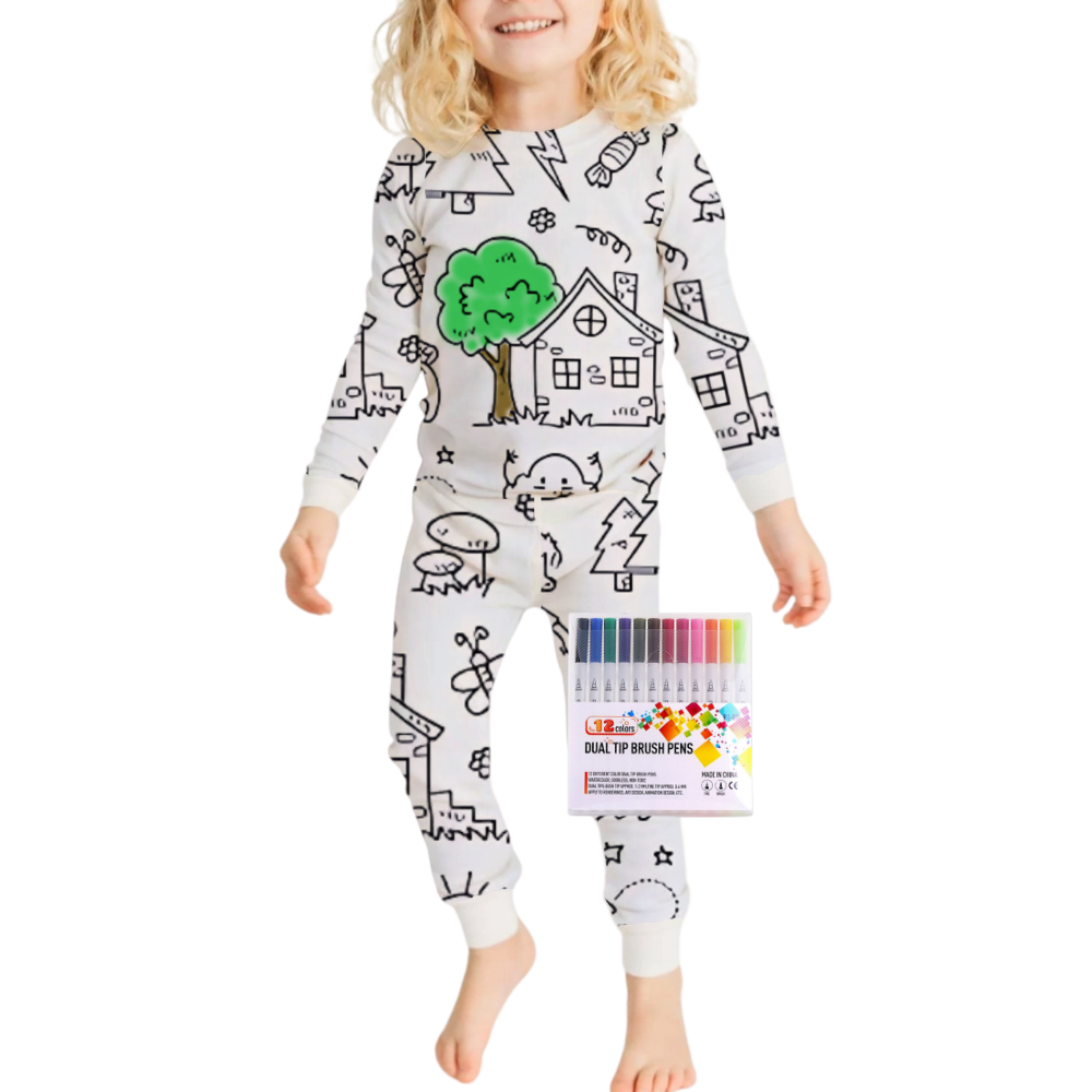 Pyjama à colorier