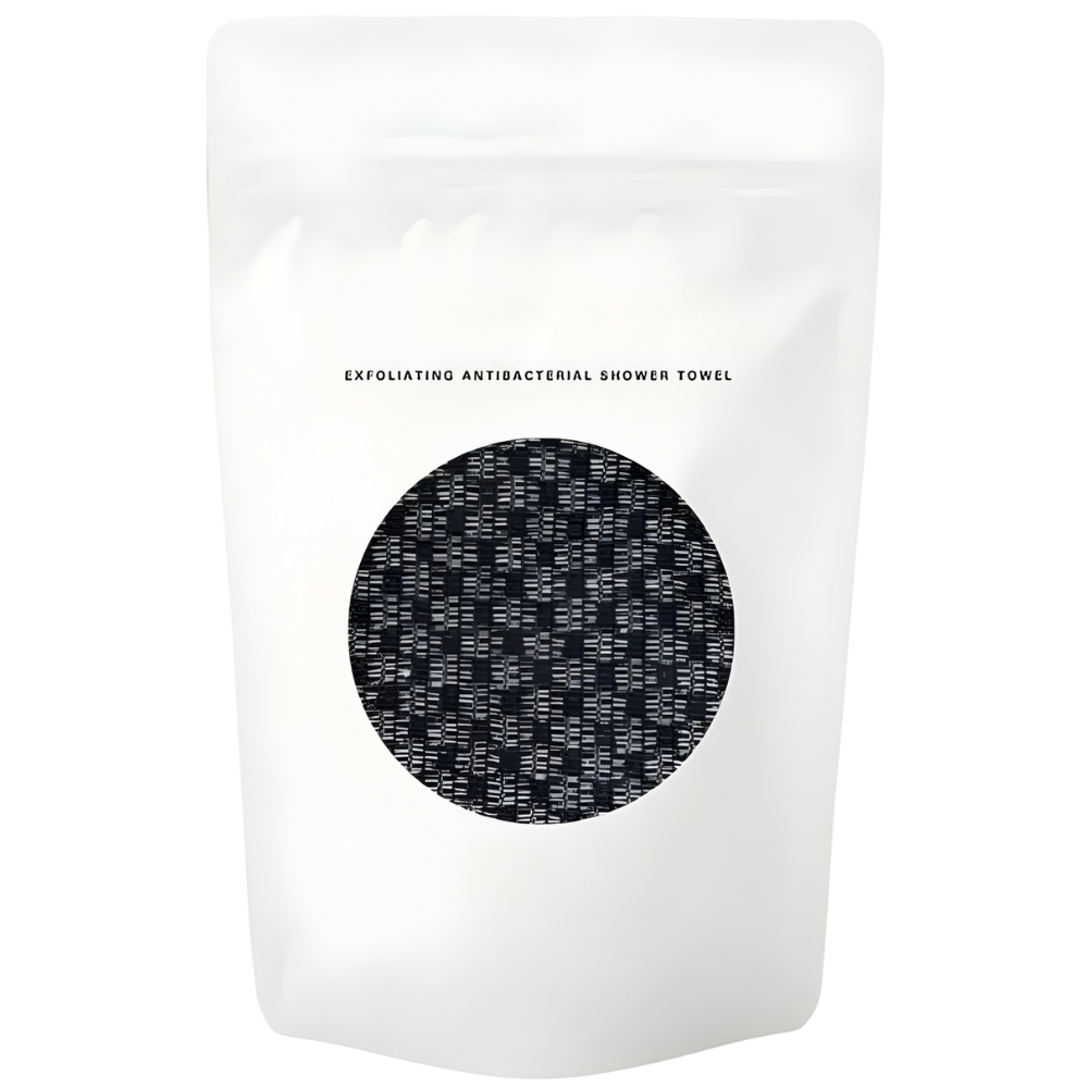 Gant de toilette exfoliant à double surface