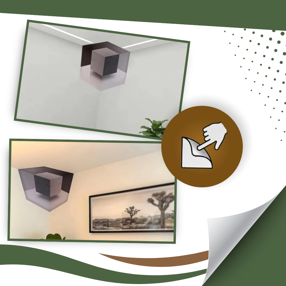 Sticker mural illusion 3D