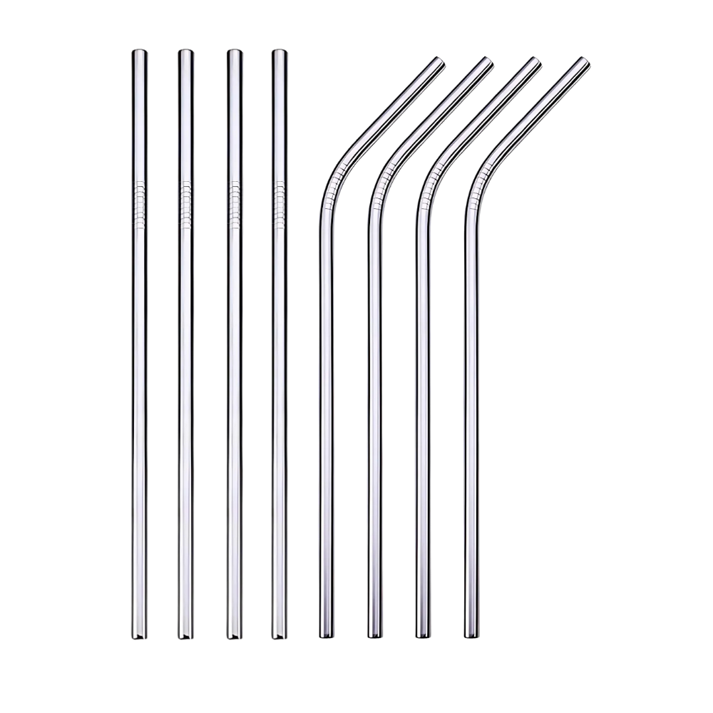 Paille réutilisable en acier inoxydable