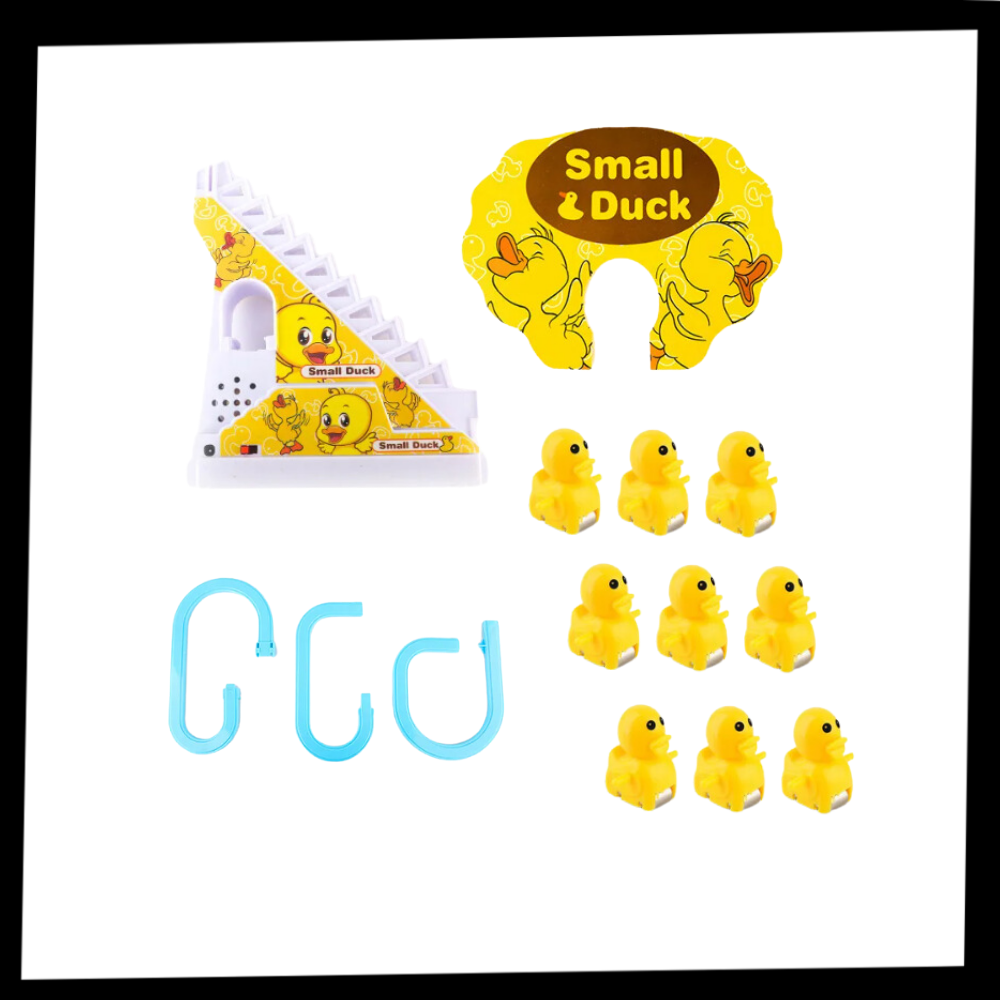 Piste de course de canards interactive