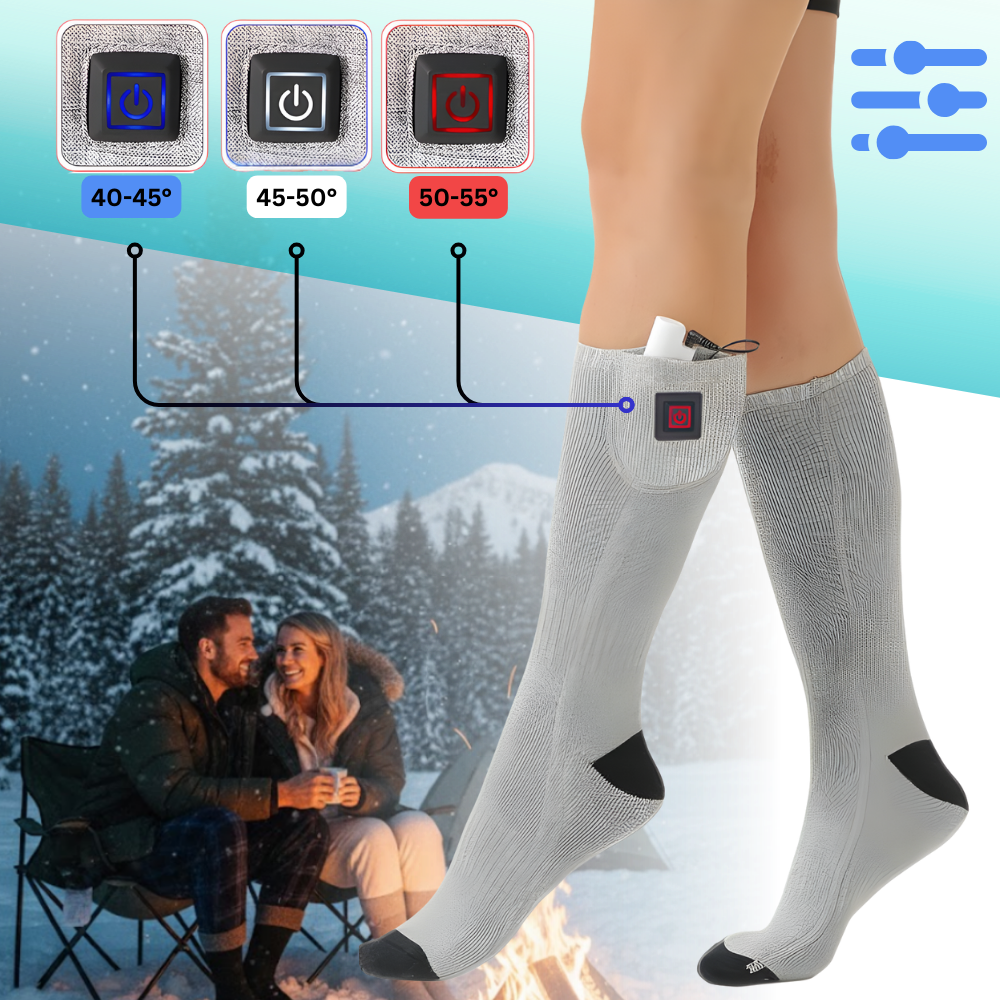 Chaussettes chauffantes électriques