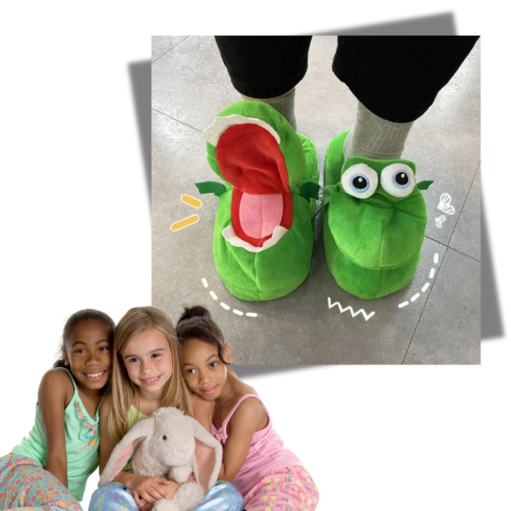 Chaussons crocodile amusants et confortables