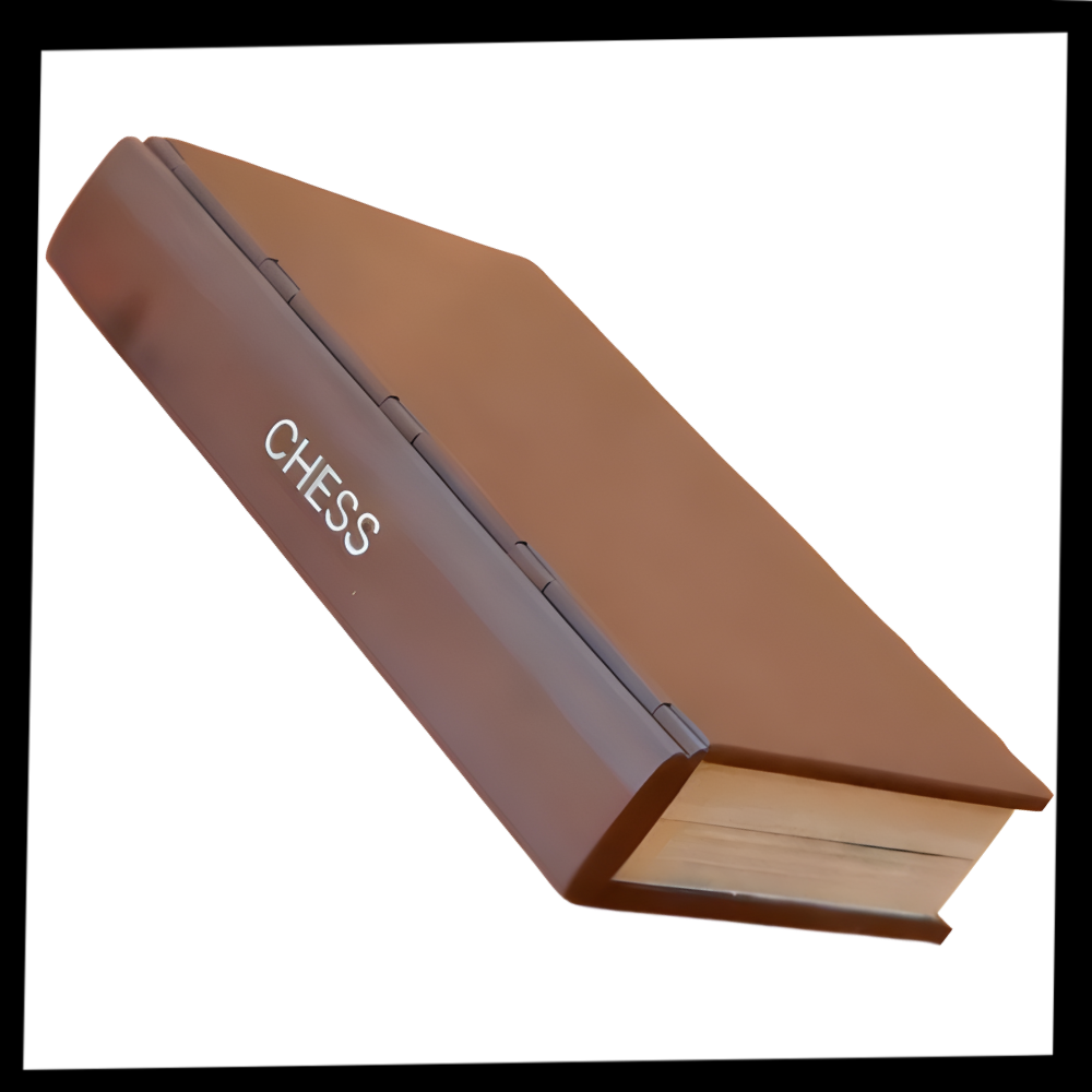 Échiquier pliable en forme de livre décoratif
