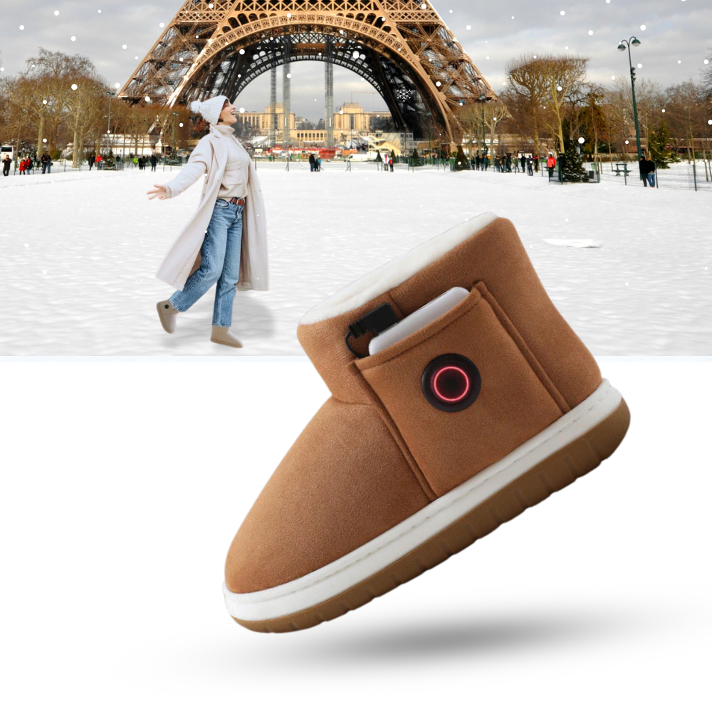 Chaussures en coton chauffées au graphène