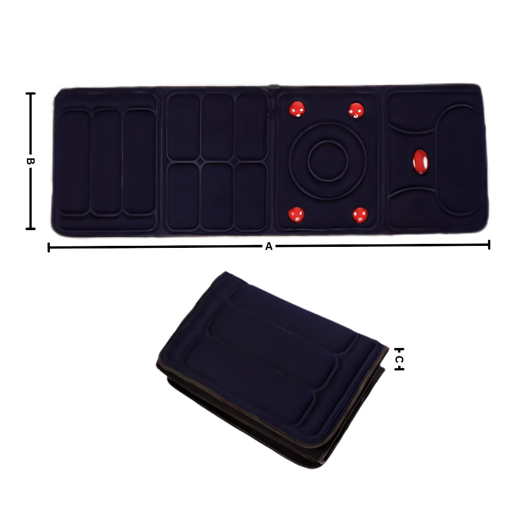 Matelas de massage thermothérapeutique pour le corps entier