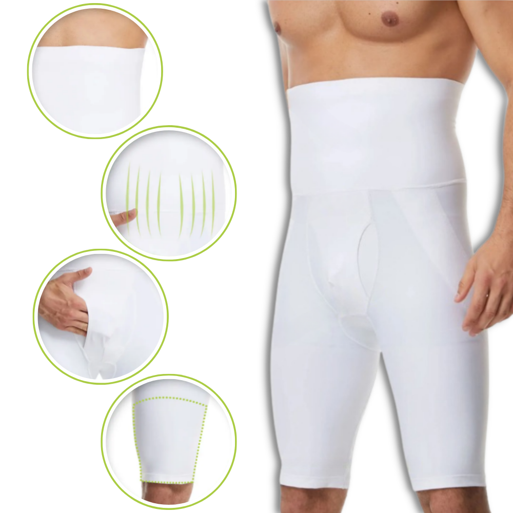 Short minceur sans couture à taille haute