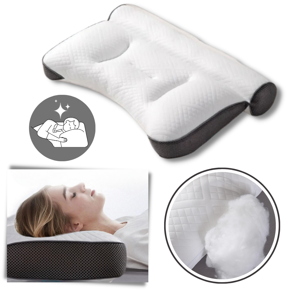Oreiller de soutien cervical hypoallergénique