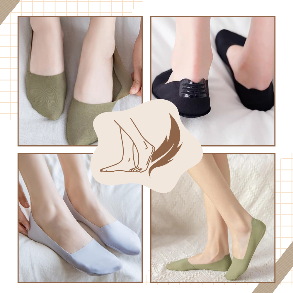 Chaussettes invisibles antidérapantes