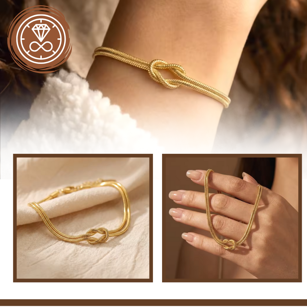 Collier et bracelet Love Knot
