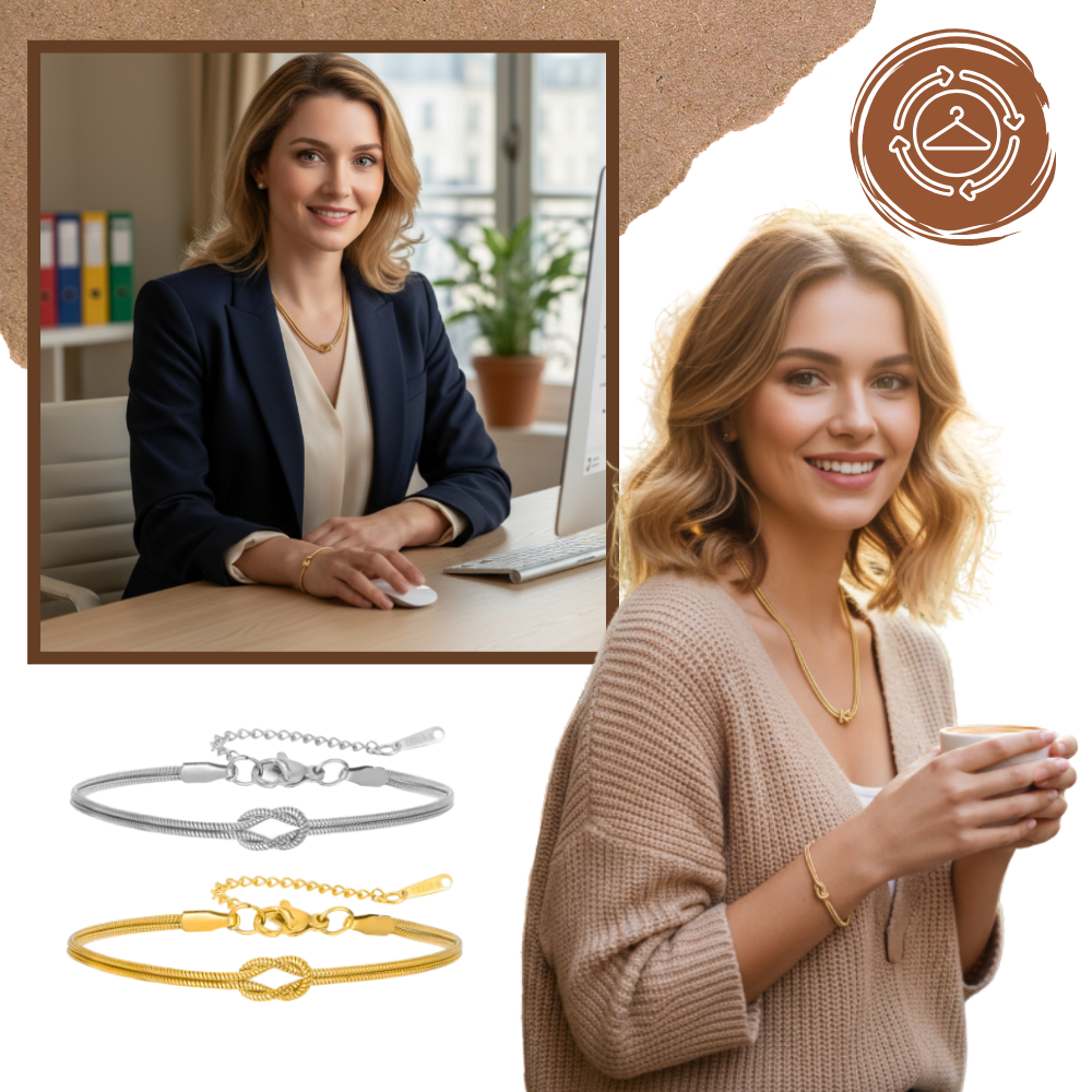Collier et bracelet Love Knot