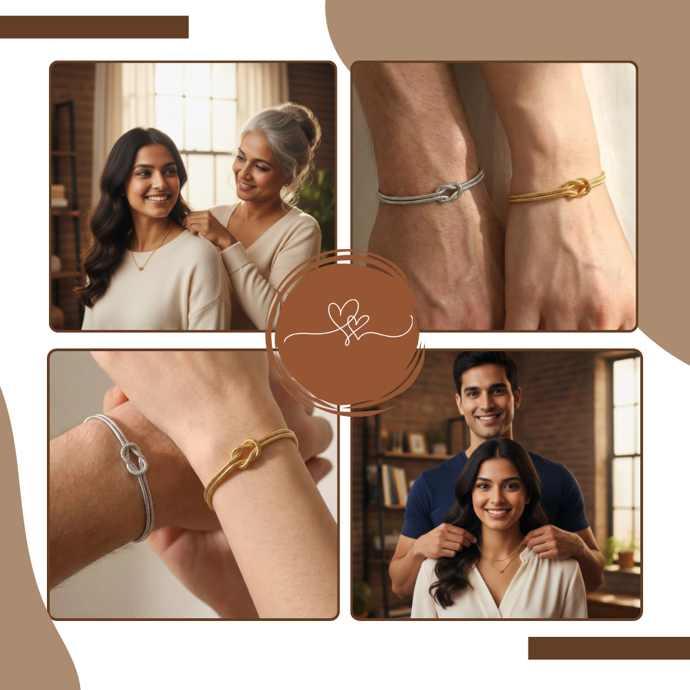 Collier et bracelet Love Knot