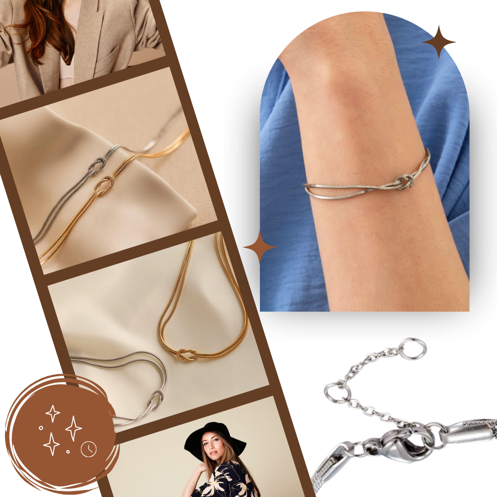 Collier et bracelet Love Knot