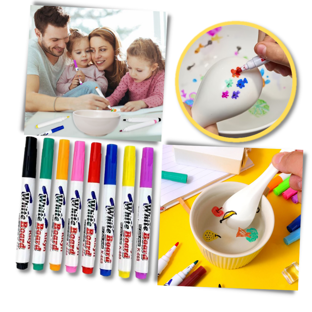 Set de stylos de peinture à l'eau