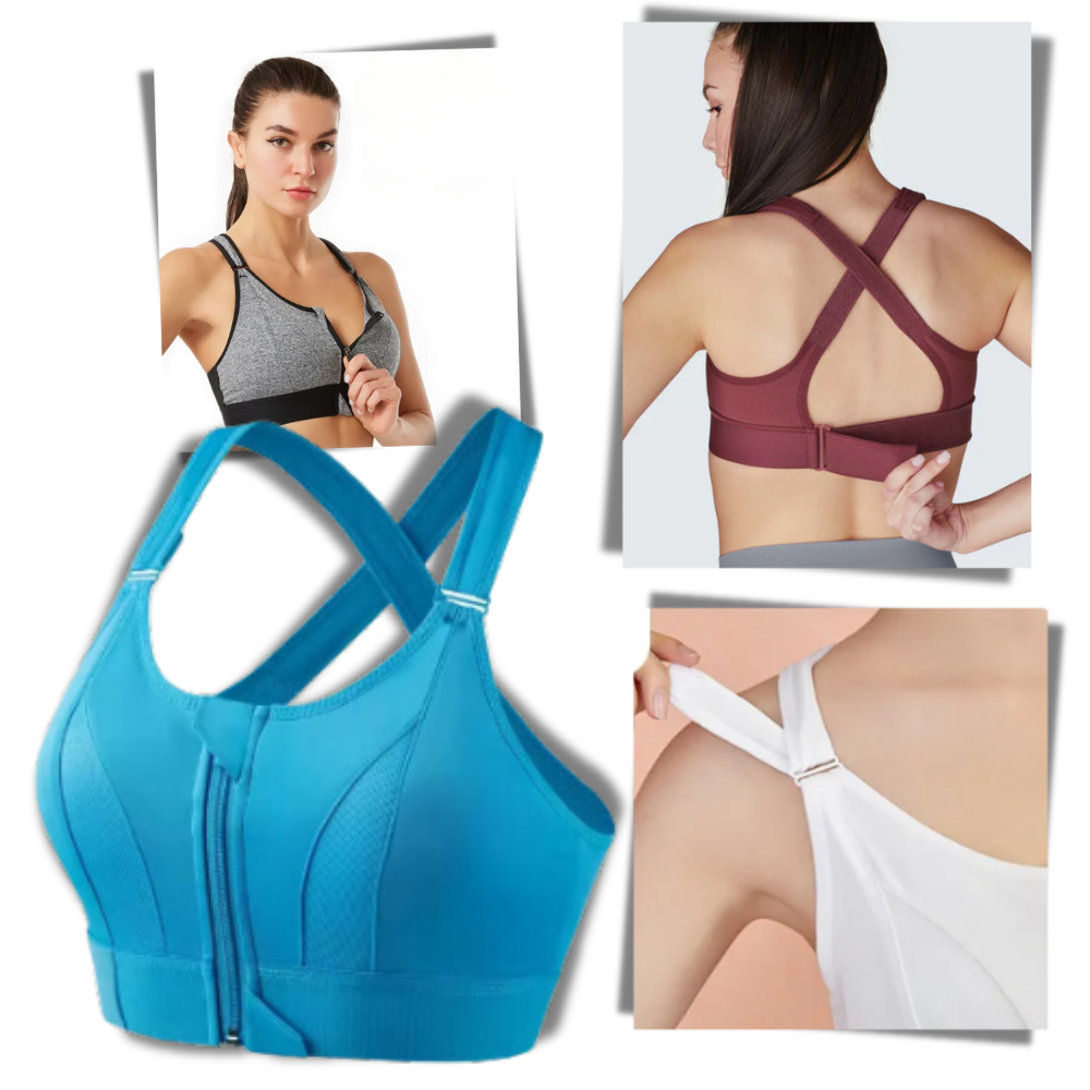 Soutien-gorge de sport à dos nageur avec soutien maximal