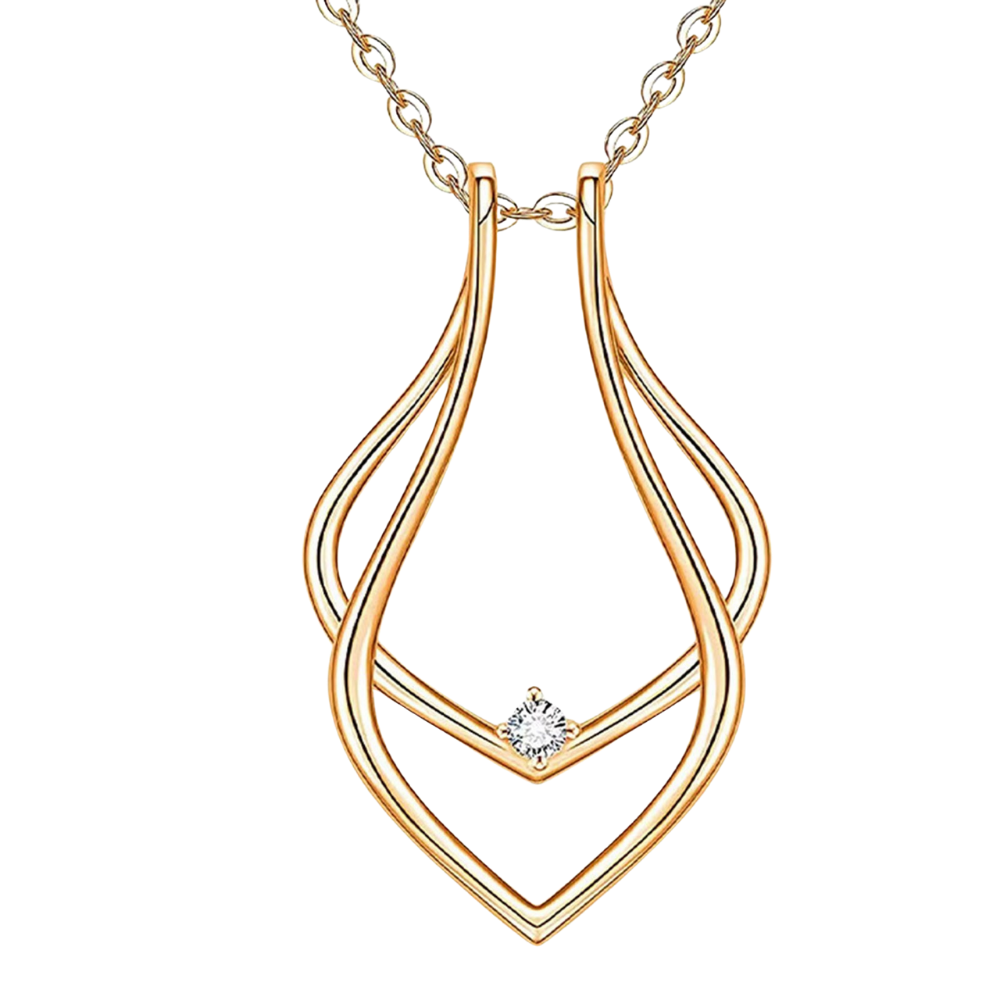 Pendentif porte-bague minimaliste