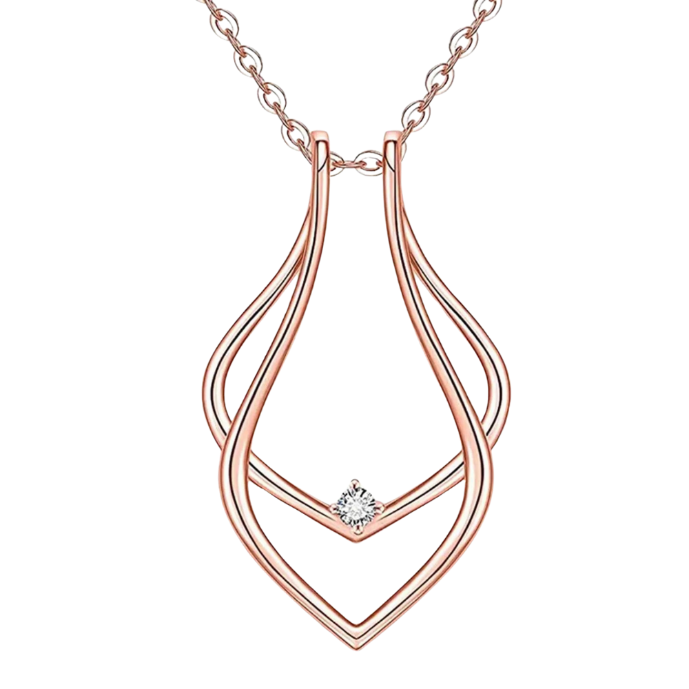 Pendentif porte-bague minimaliste