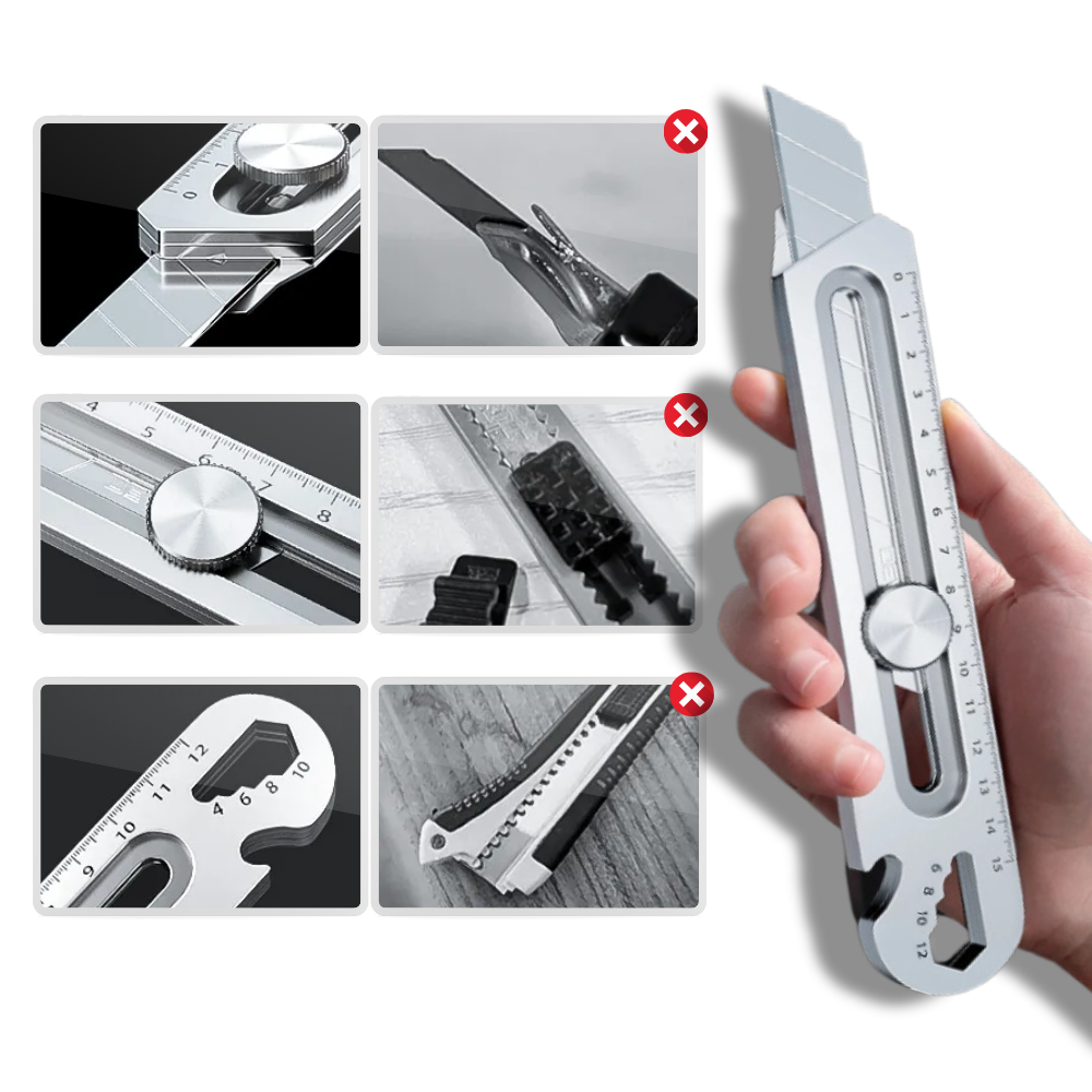 Cutter rétractable polyvalent