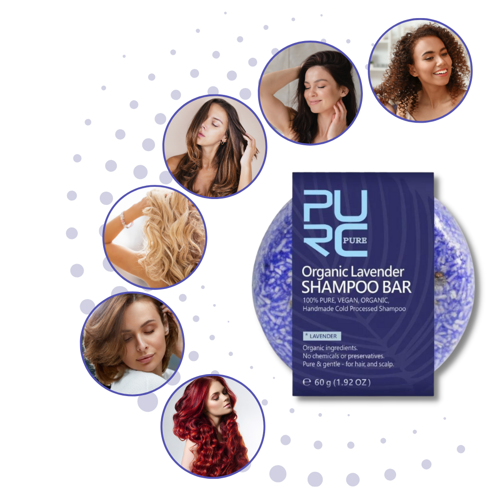 Barres de shampoing et d'après-shampoing naturels
