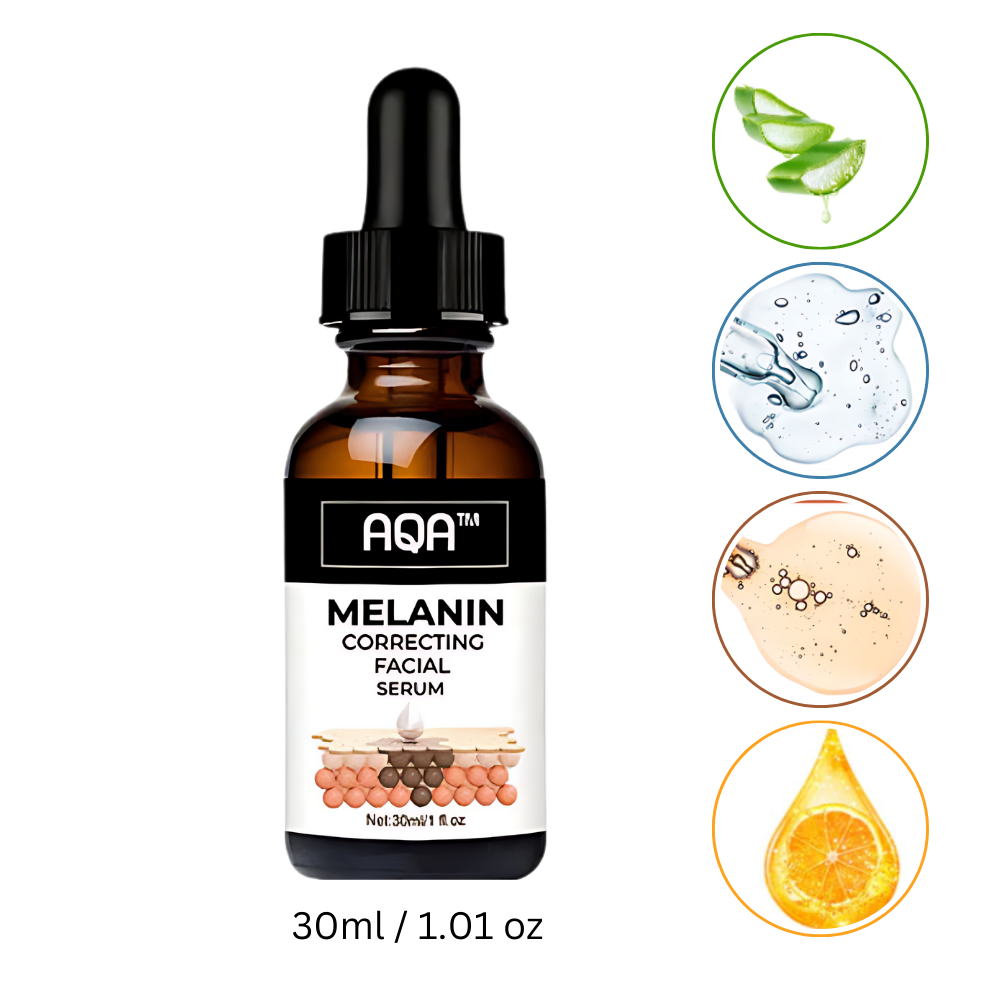 Sérum facial correcteur non gras à la mélanine