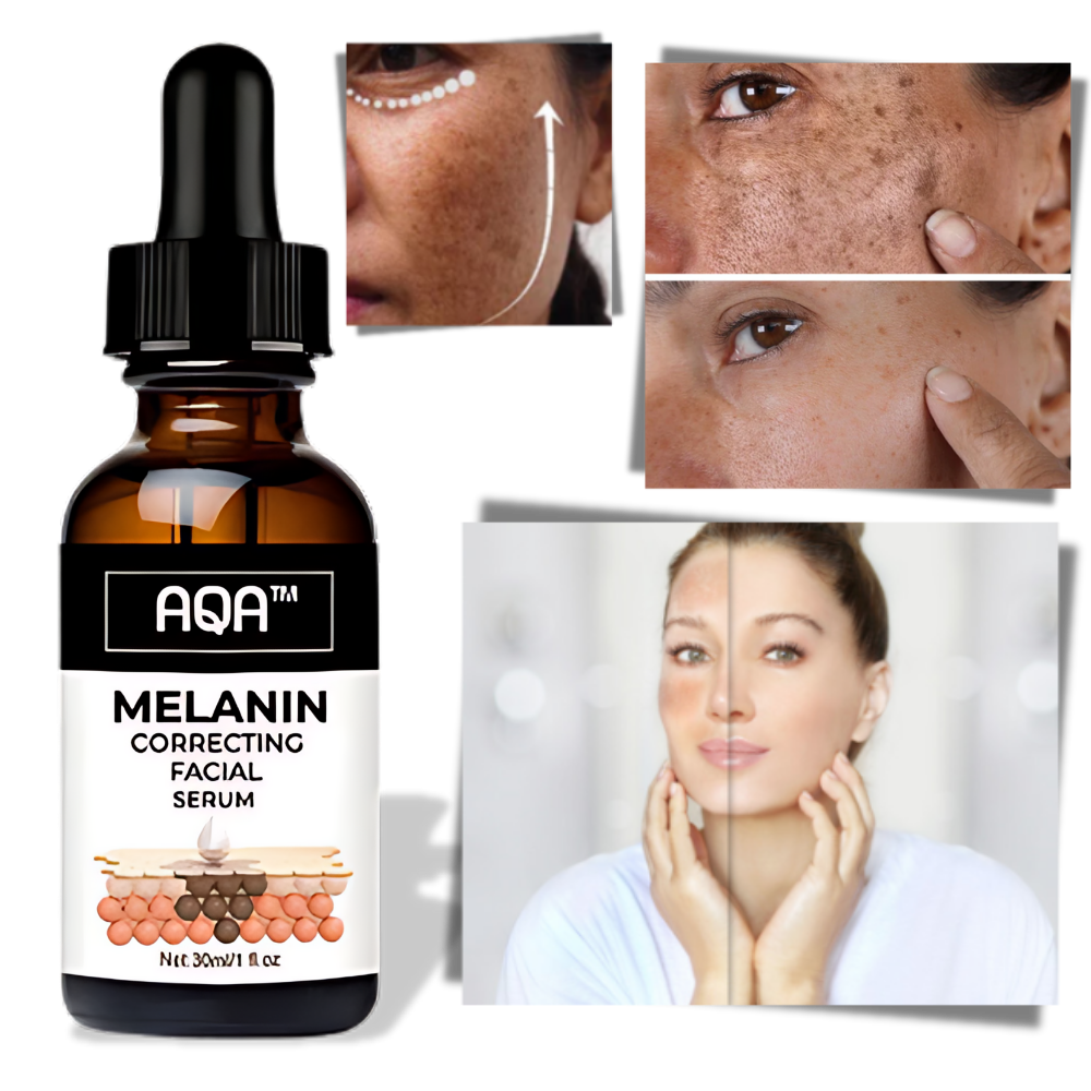 Sérum facial correcteur non gras à la mélanine