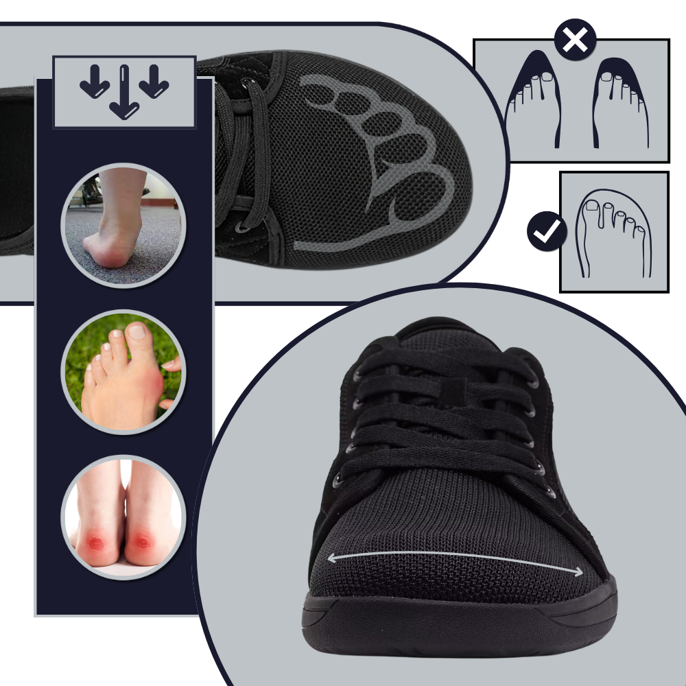 Chaussures de marche larges et confortables